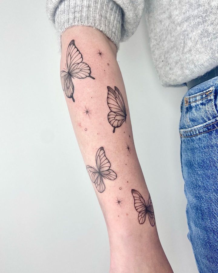 motyl tatoo