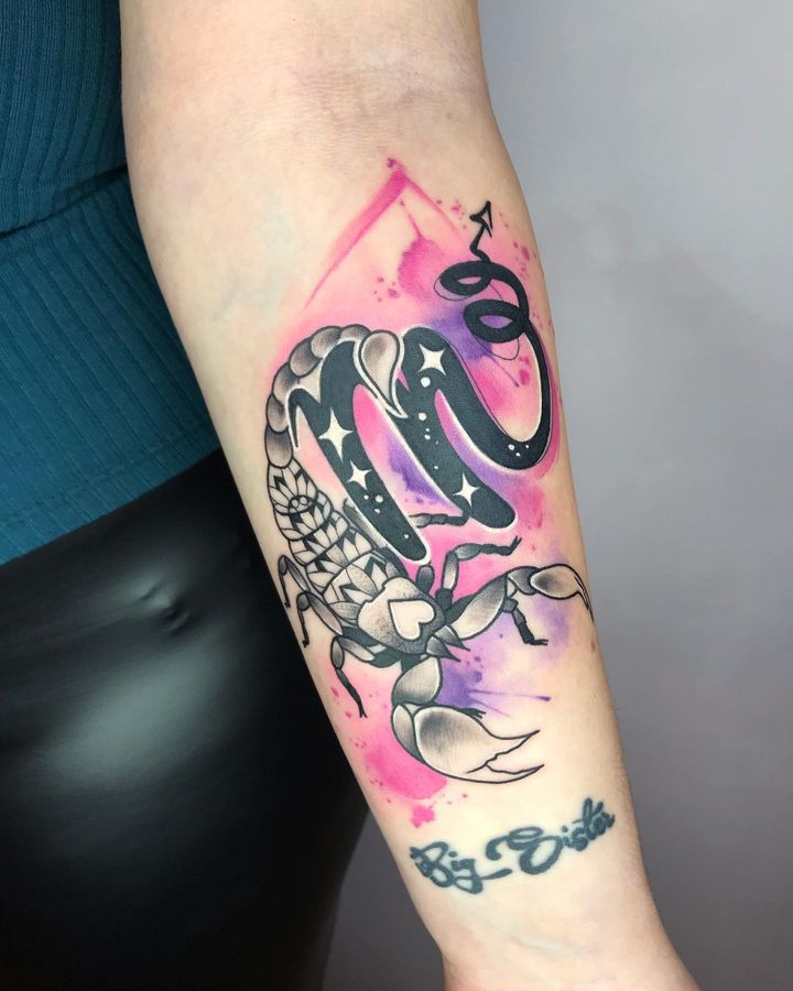 skorpion znak zodiaku tatuaz