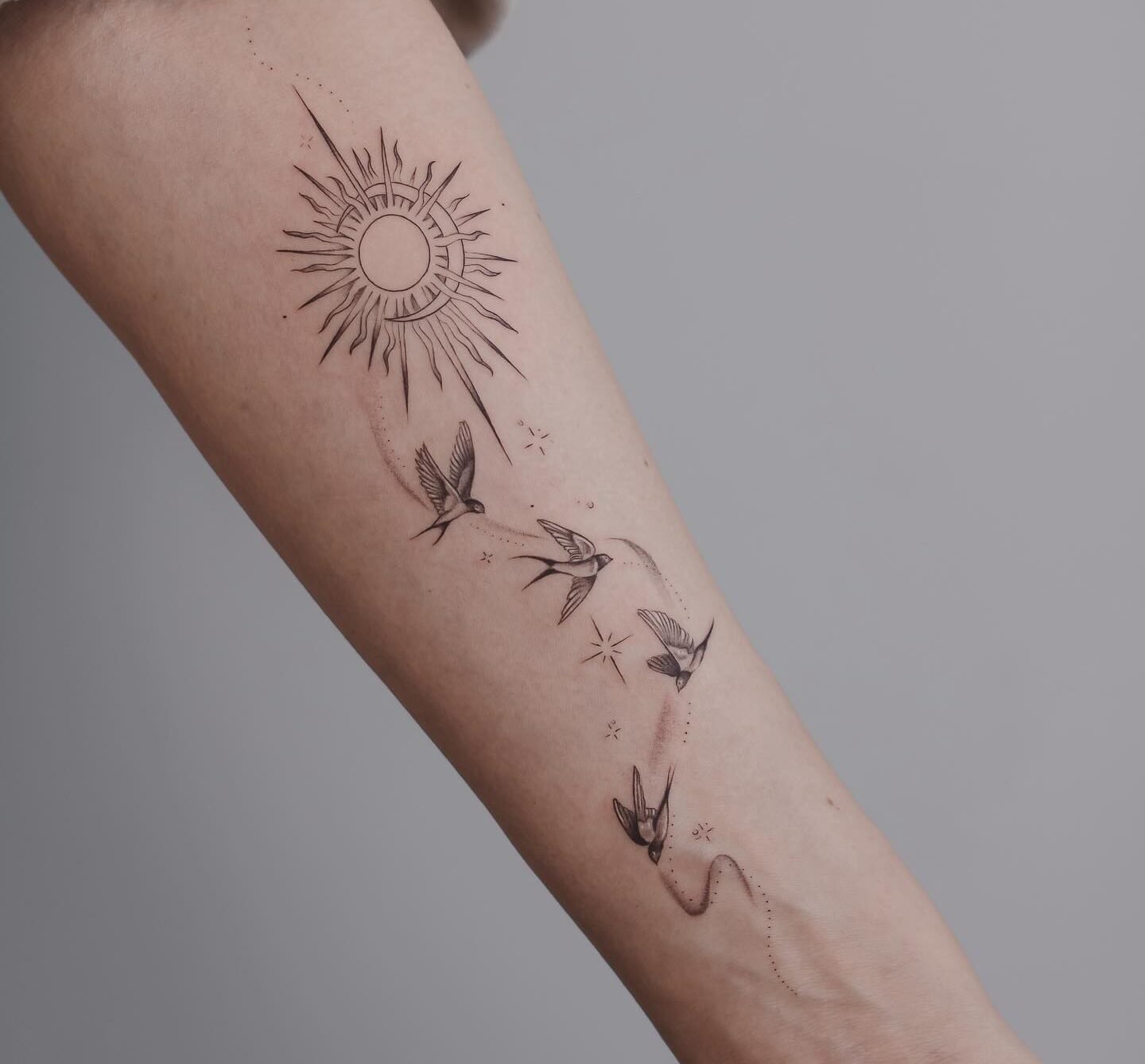 tatuaz rekaw dla kobiety