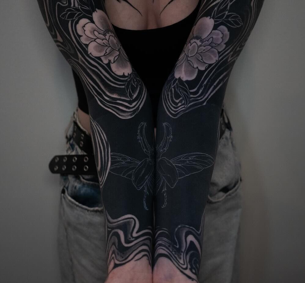 tatuaże blackwork