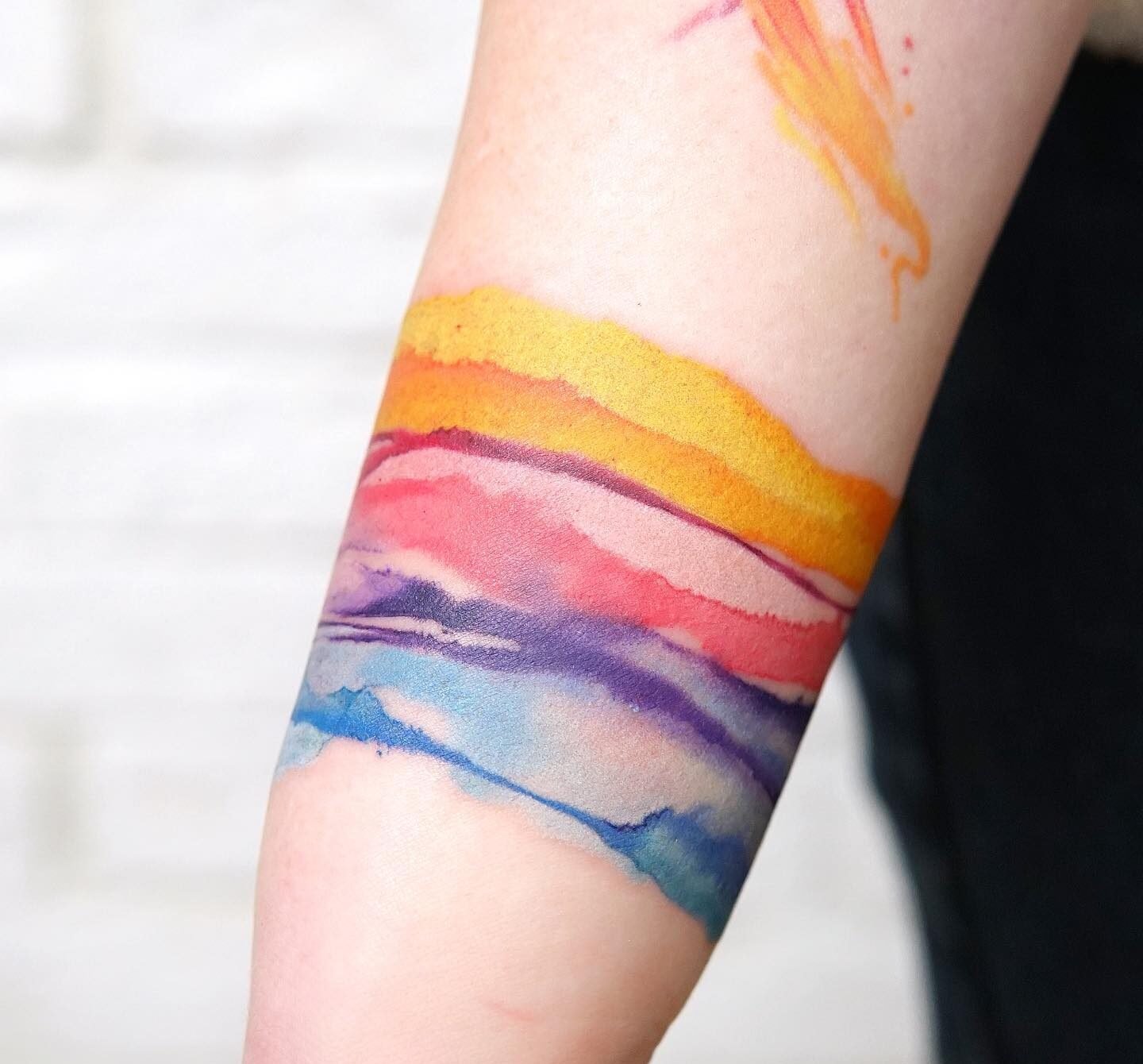 watercolor tatuaz