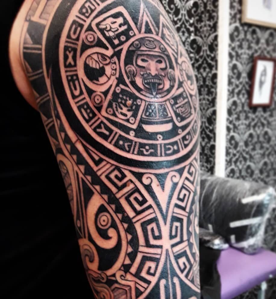aztecki tatuaz