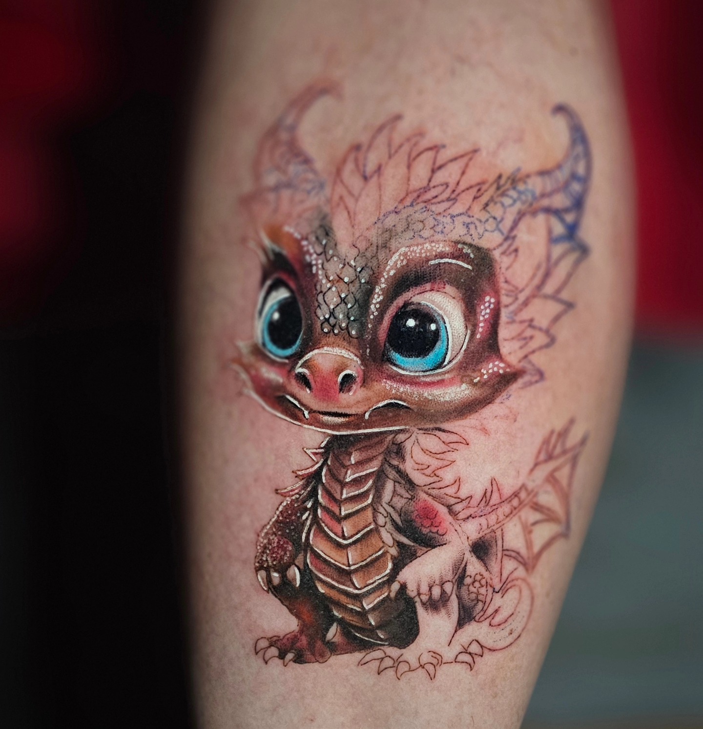 fantasy dragon tattoo