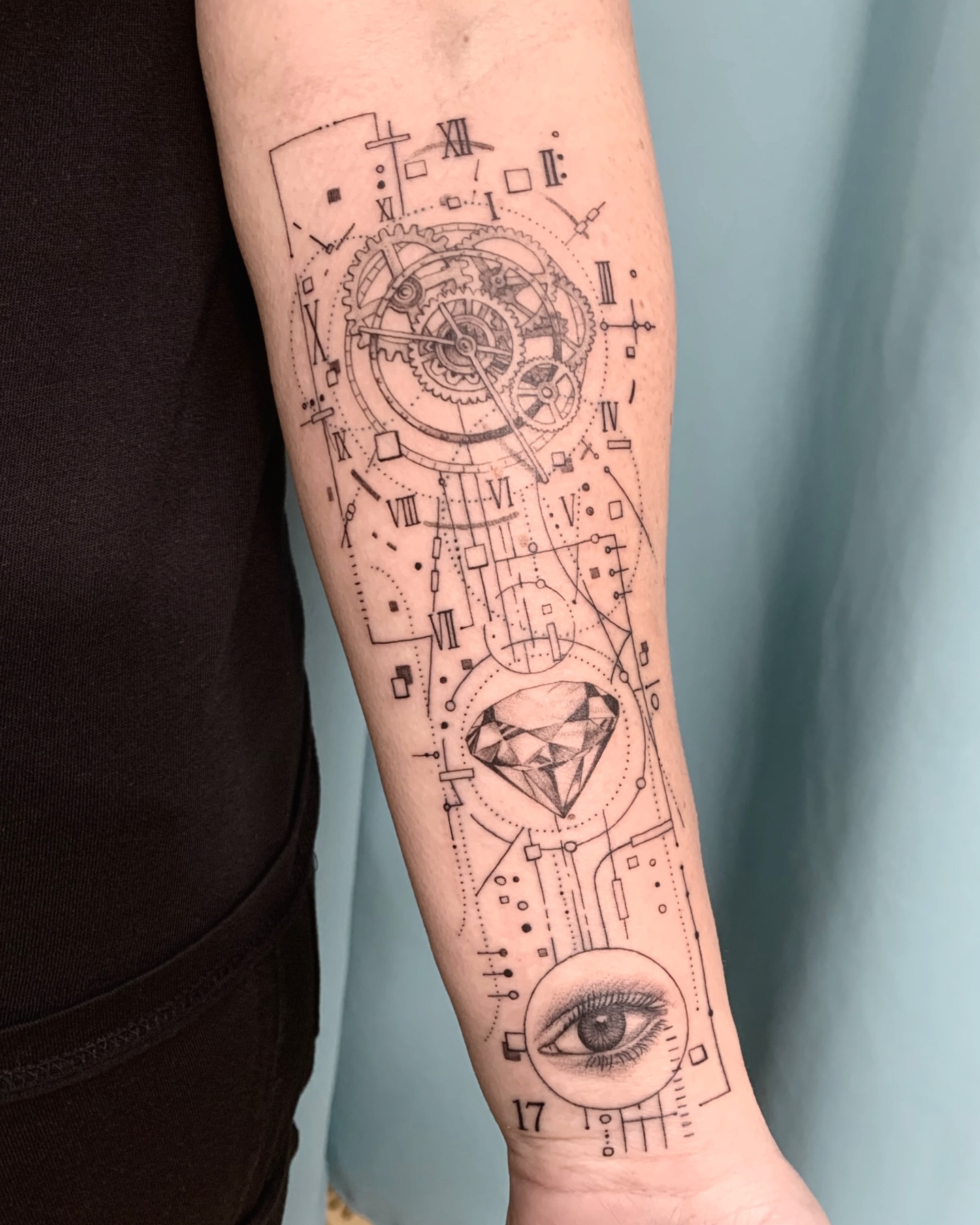 fine line tattoo