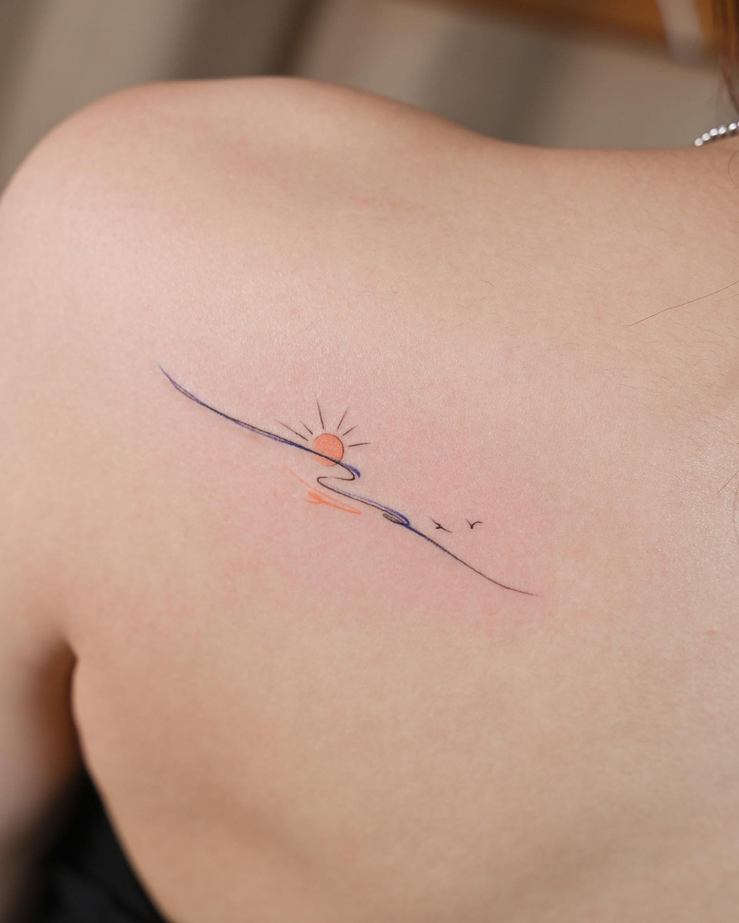 minimalistyczny tatuaż