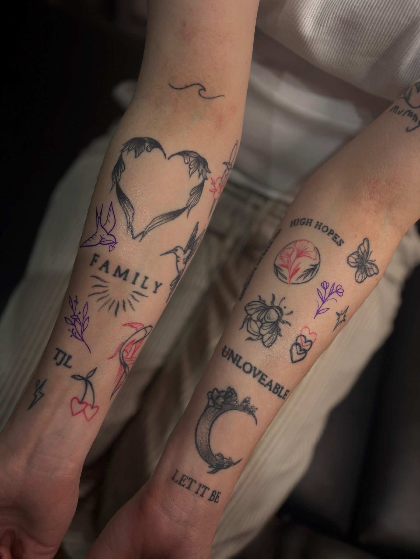 tattoo collage