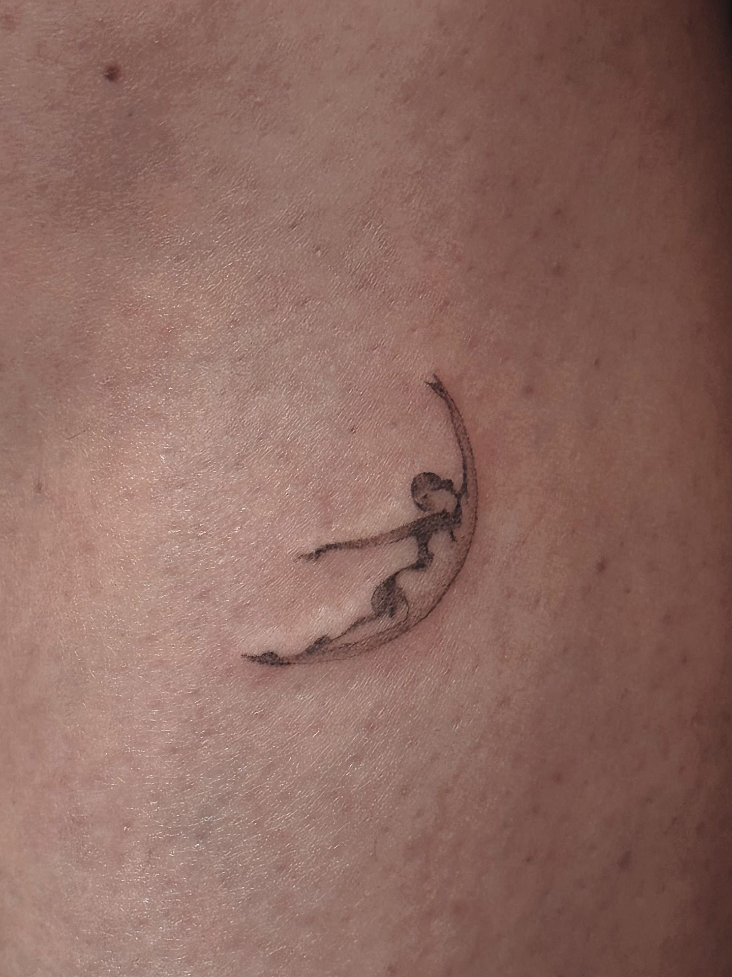 tatuaż księżyc