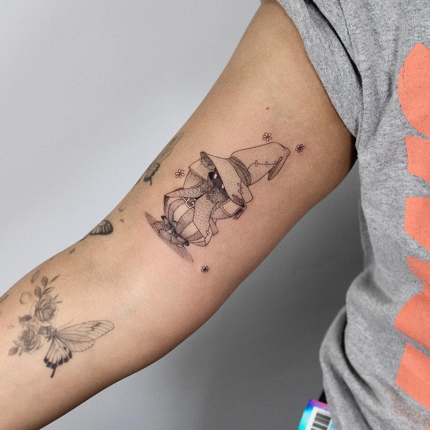 anime tattoo for women