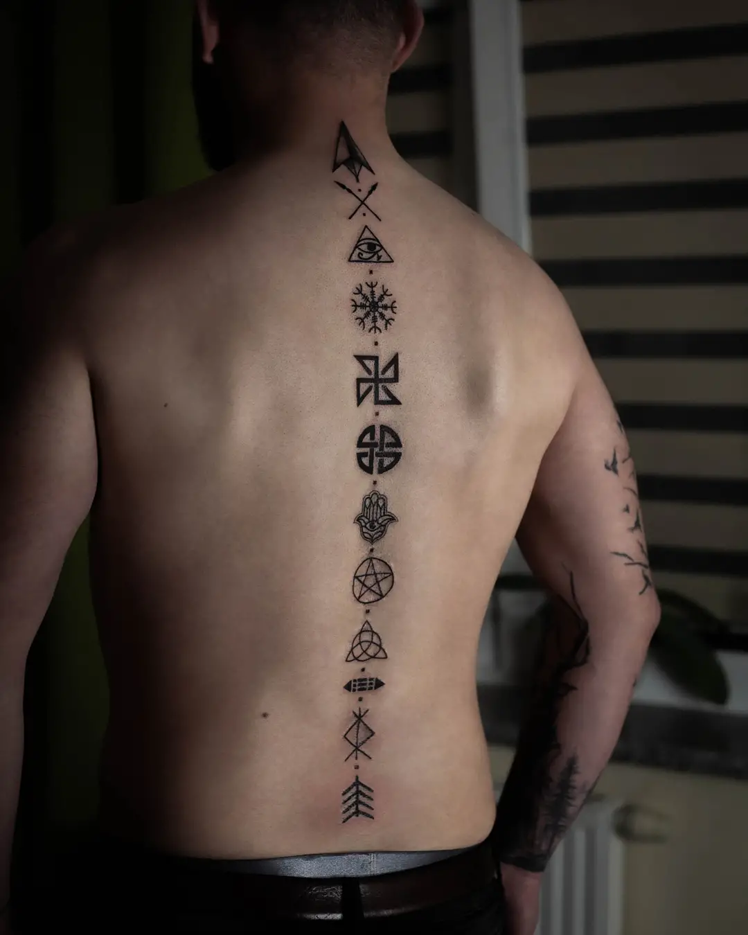 geometric tattoo