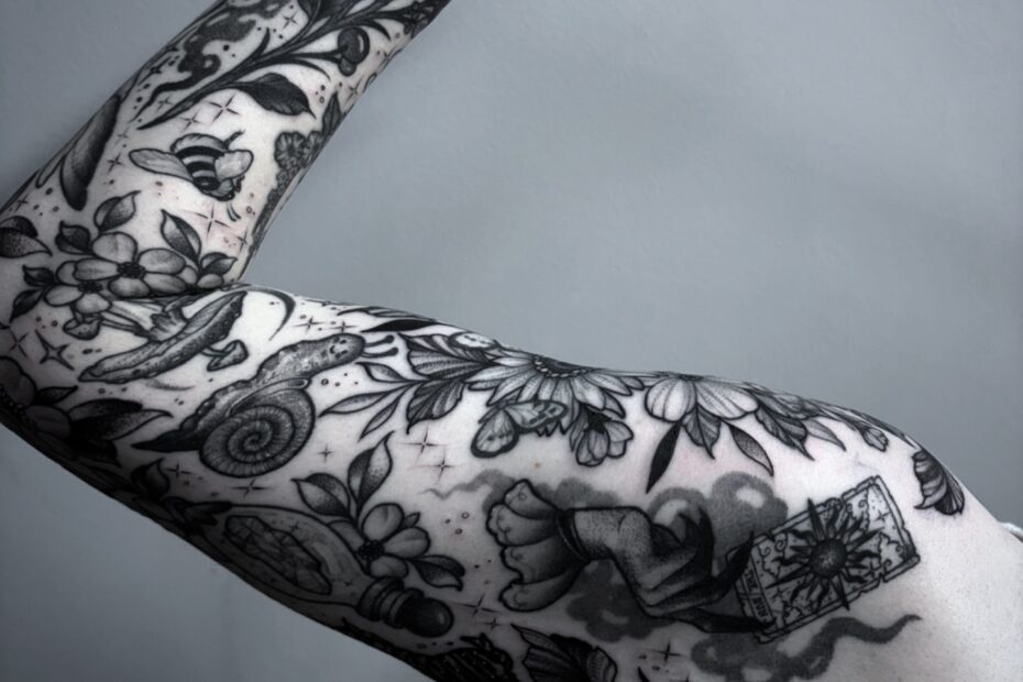 patchwork tattoo